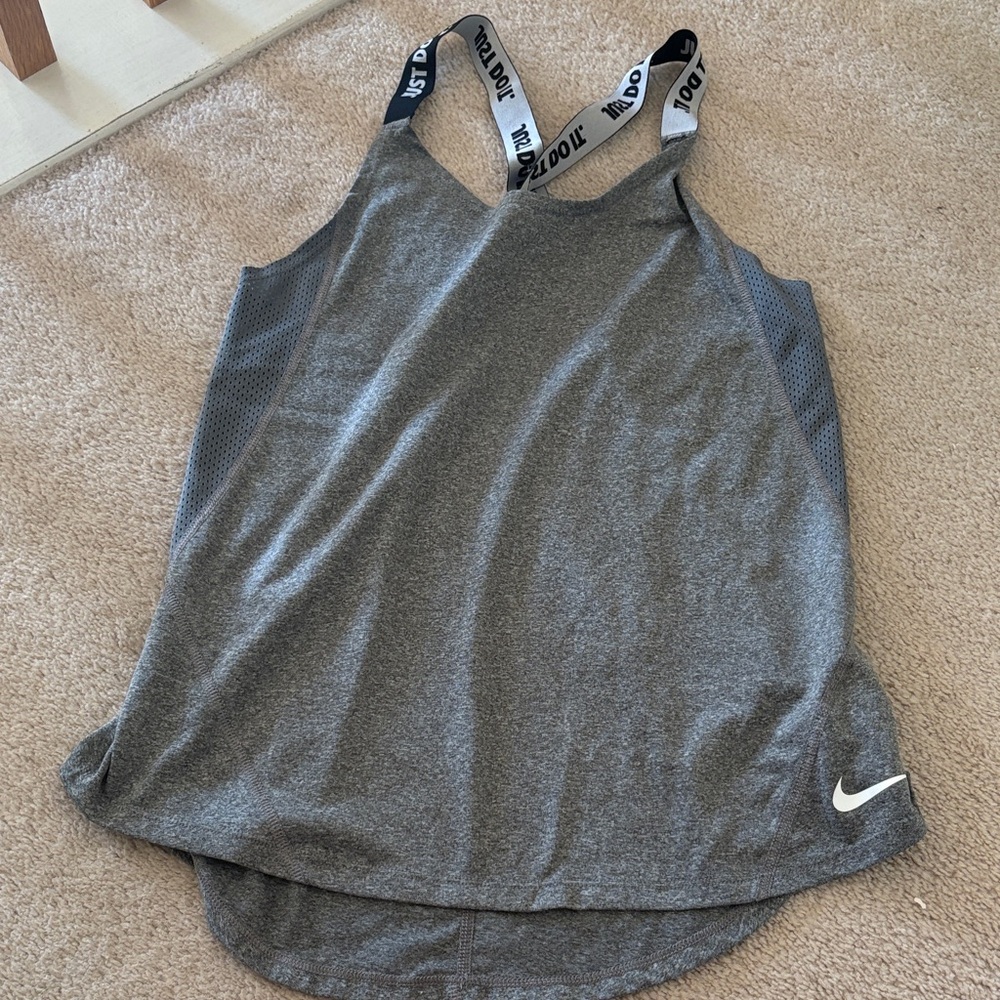 Nike Women's Heather Gray Tank Top